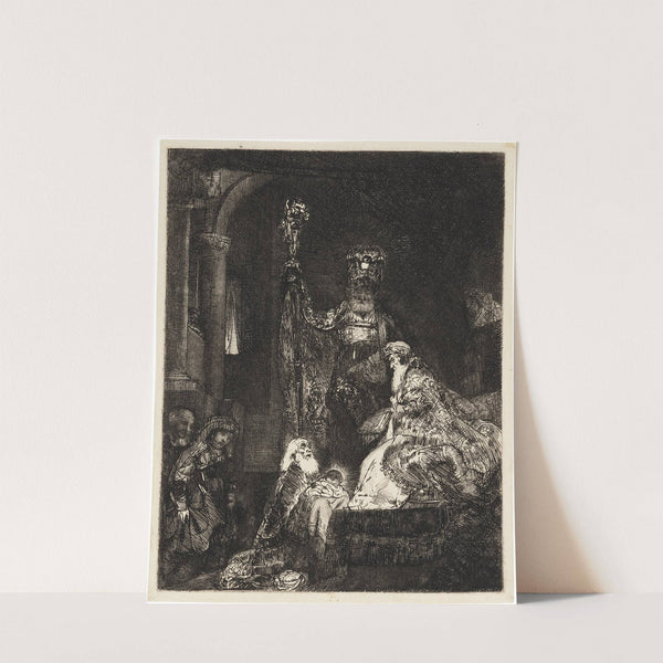 The Presentation in the Temple in the dark Manner by Rembrandt van Rijn