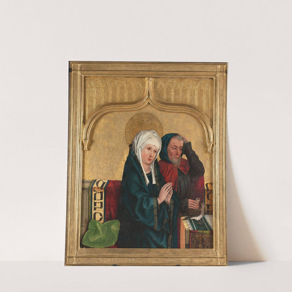 The presentation of Christ in the temple (part of the wing panel) (1462) by Hans Pleydenwurff