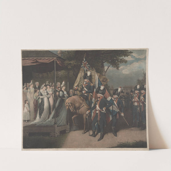 The Presentation of Colours to the Kensington Volunteers (1801) by Charles Turner