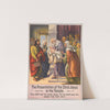 The presentation of the child Jesus in the temple (1905) by Stecher Litho. Co