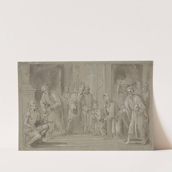 The Presentation of the Virgin in the Temple by Belisario Corenzio