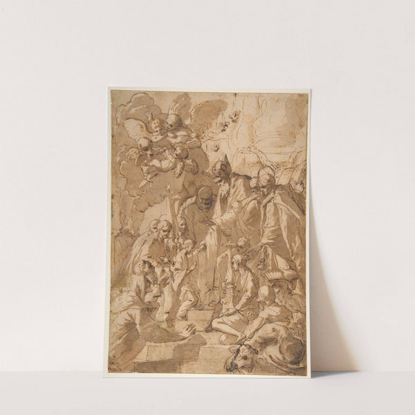 The Presentation of the Virgin in the Temple by Pietro Testa