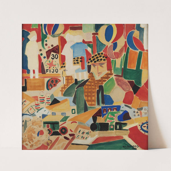 The Prettiest Circus in the World (1918) by Rafael Barradas