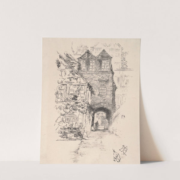 The Priest’s House, Rouen (1894) by James Abbott McNeill Whistler