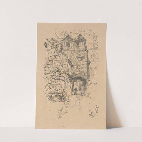 The Priest’s House—Rouen (ca. 1894) by James Abbott McNeill Whistler