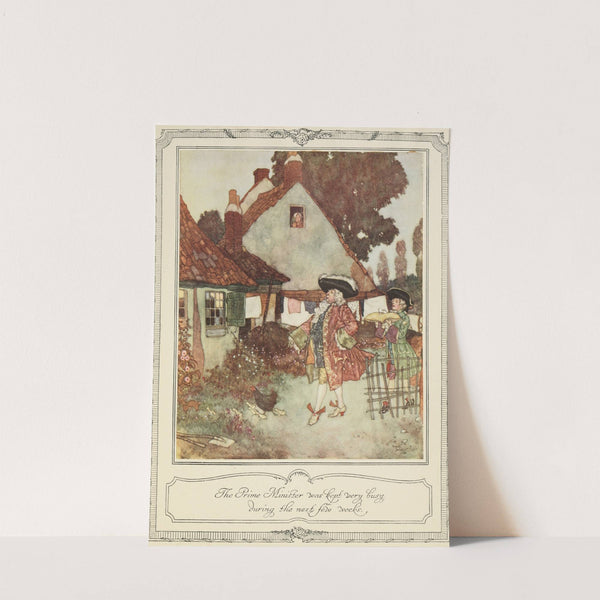 The Prime Minister was kept very busy during the next few weeks (1910) by Edmund Dulac