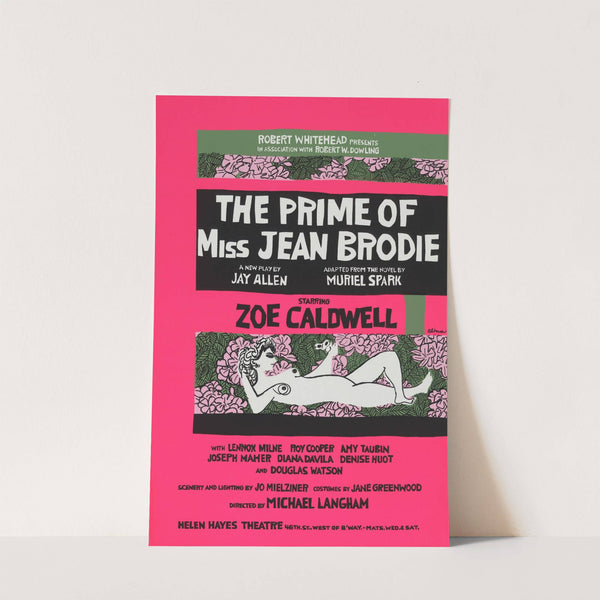 The Prime of Miss Jean Brodie (1968) by Artcraft Lithograph