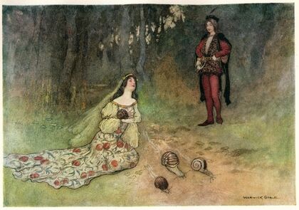 The Prince and Filadoro with the Snails