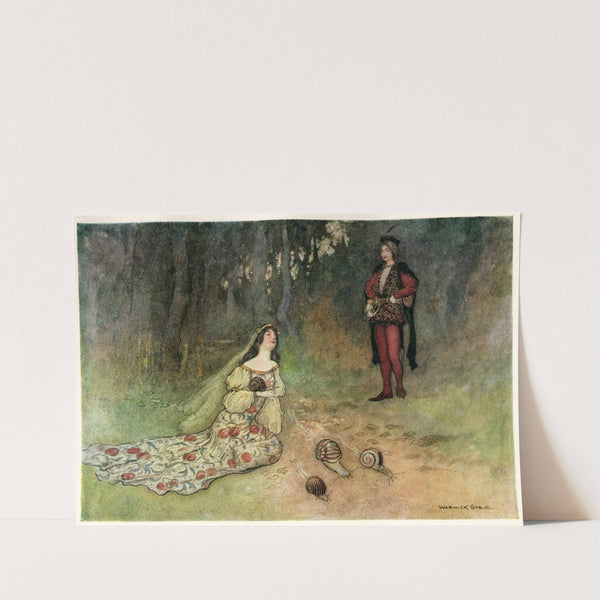 The Prince and Filadoro with the Snails by Warwick Goble