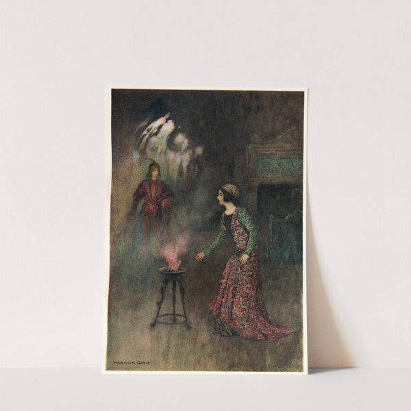 The Prince appearing to Nella by Warwick Goble