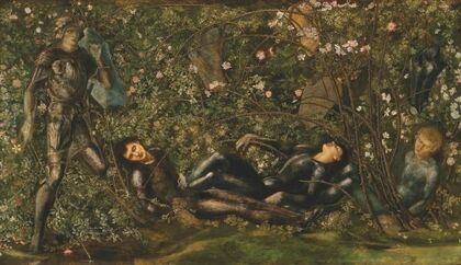 The Prince entering the Briar Wood