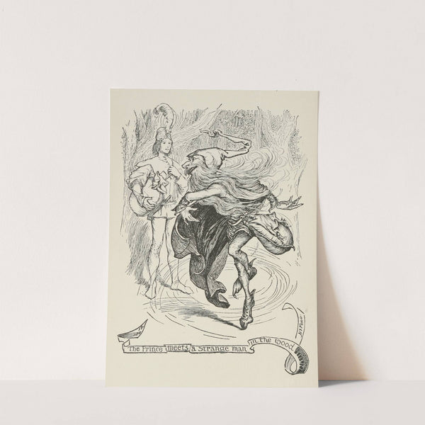 The Prince meets a strange Man in the Wood by Henry Justice Ford