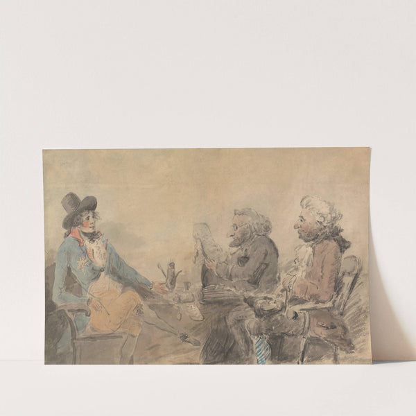 The Prince Regent and the Moneylenders by Henry William Bunbury