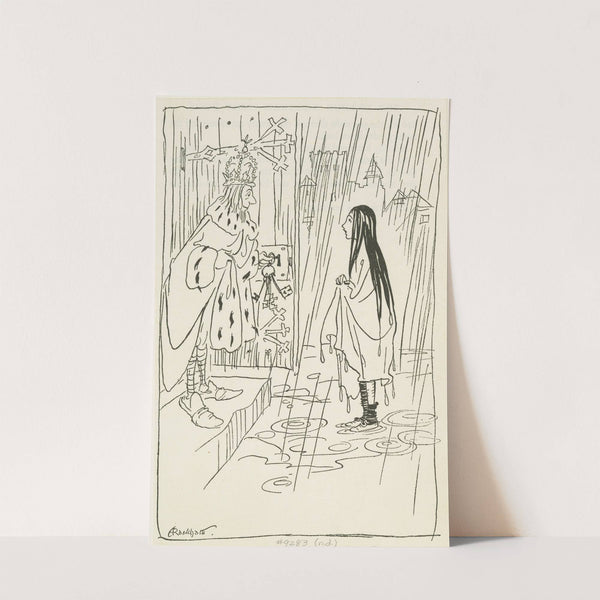 The princess and the pea by Arthur Rackham