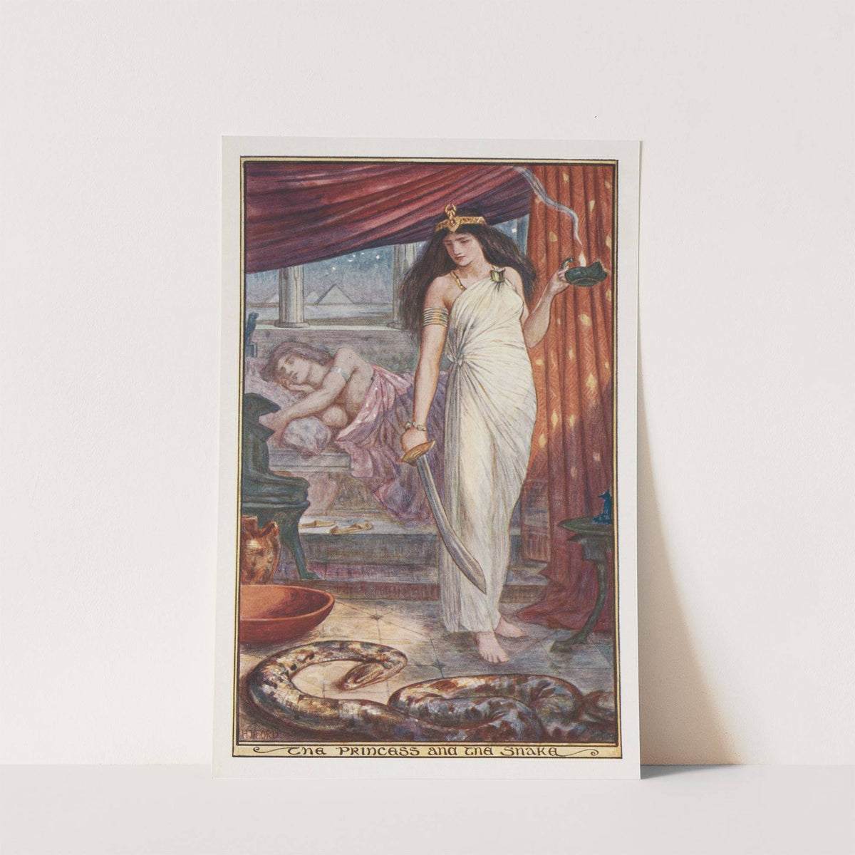 The princess and the snake by Henry Justice Ford