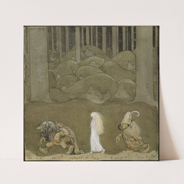 The Princess and the Trolls by John Bauer