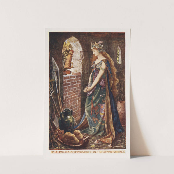 The princess imprisoned in the summerhouse by Henry Justice Ford