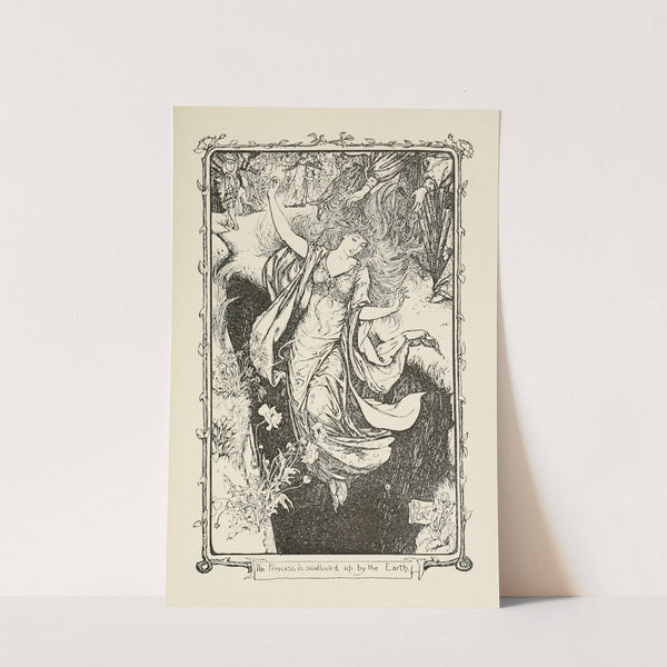 The Princess is swallowed up by the Earth by Henry Justice Ford