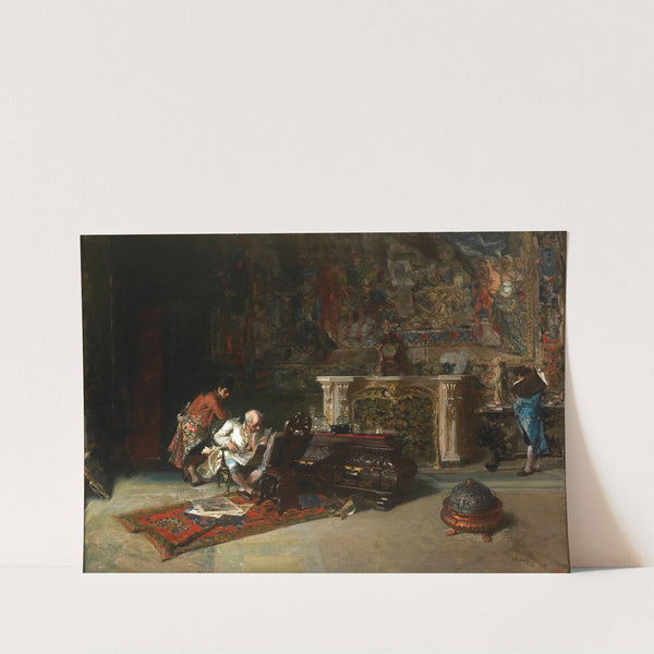 The Print Collector by Mariano Fortuny Marsal