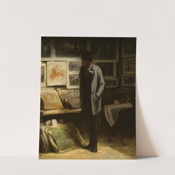 The Print Collector (c. 1857) by Honoré Daumier