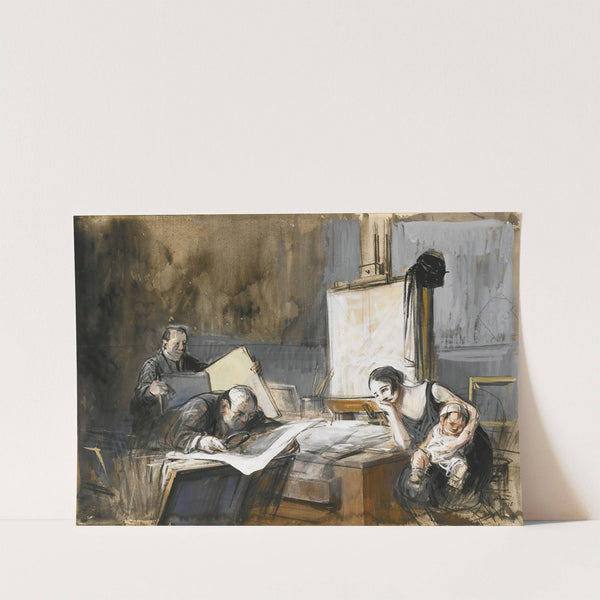 The Print Dealer (1926) by Jean-Louis Forain