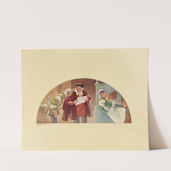 The Printing Press (After John White Alexander) (1902) by A.V. Nye