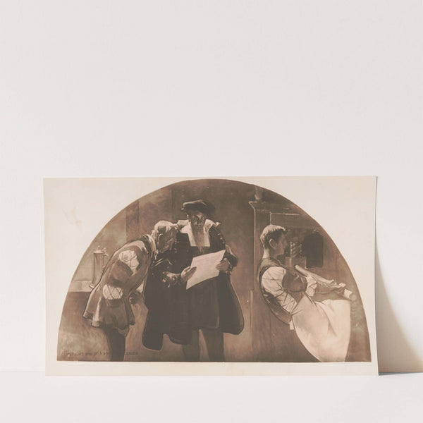 The printing press (1896) by John White Alexander