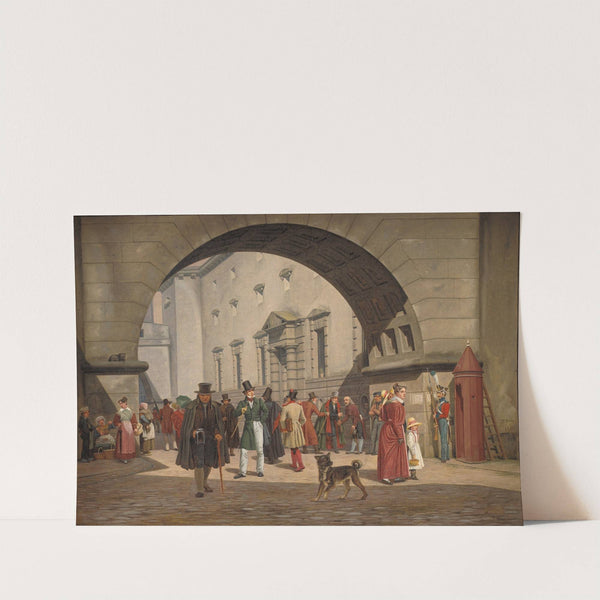 The Prison of Copenhagen by Martinus Rørbye