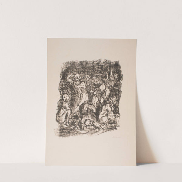 The Prisoners Bathing (1912) by Max Beckmann