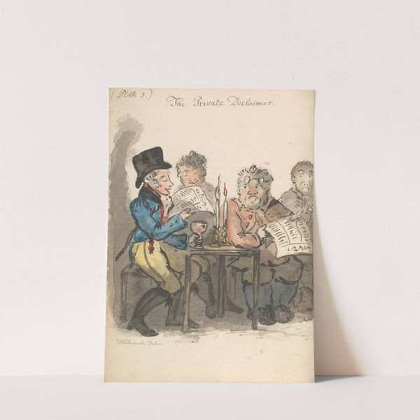 The Private Declaimer (1808) by George Moutard Woodward