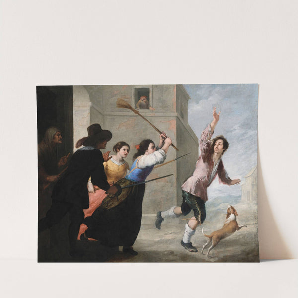 The Prodigal Son Driven Out (1660s) by Bartolomé Estebán Murillo