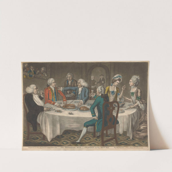 The Prodigal Son Feasted on His Return (c. 1775) by John Raphael Smith