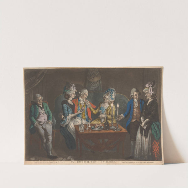 The Prodigal Son in Excess (c. 1775) by John Raphael Smith