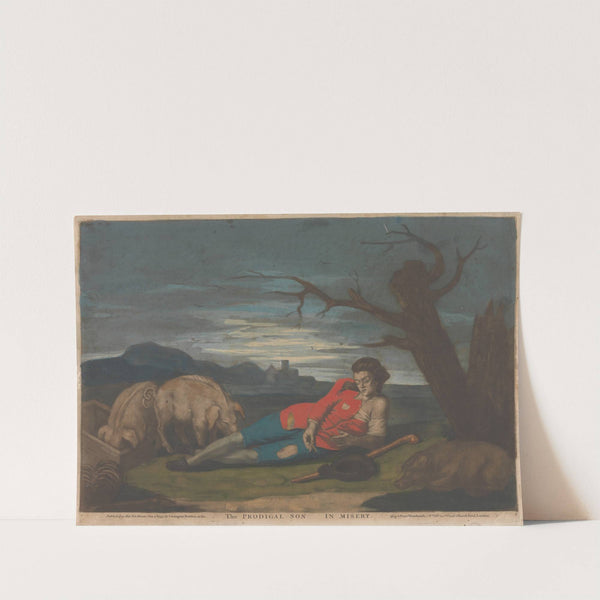The Prodigal Son in Misery (c. 1775) by John Raphael Smith