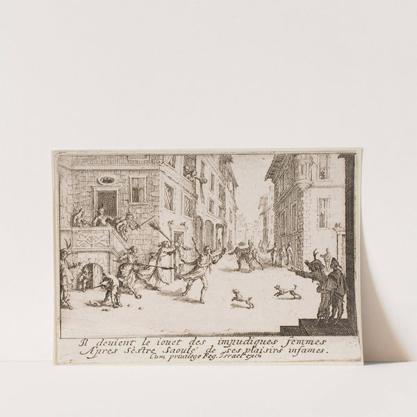 The Prodigal Son Is Ruined (1635) by Jacques Callot