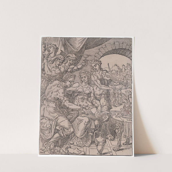 The Prodigal Son Living with Harlots by Dirck Volckertz Coornhert