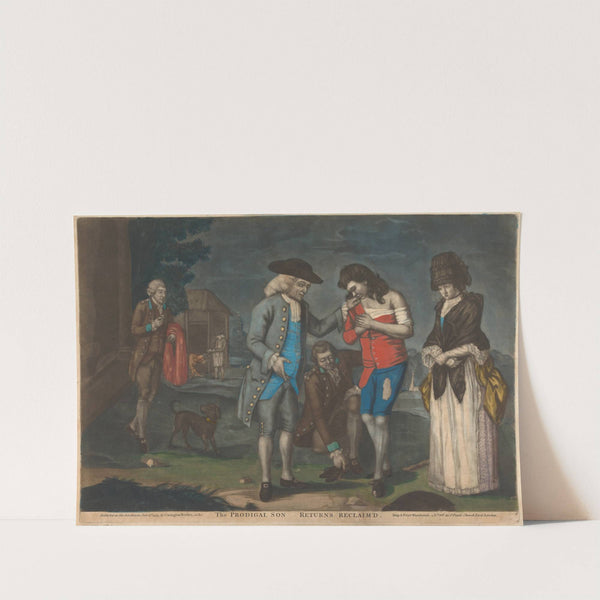 The Prodigal Son Returns Reclaim’d (c. 1775) by John Raphael Smith