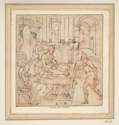 The Prodigal Son taking leave of his parents