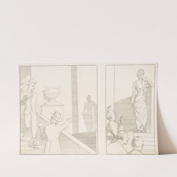 ‘The Professor; Now boys, that shadow tells me we are approaching a masterpiece….!’ by Otho Cushing