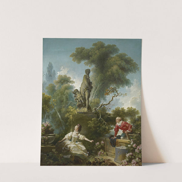 The Progress of Love; The Meeting by Jean-Honoré Fragonard