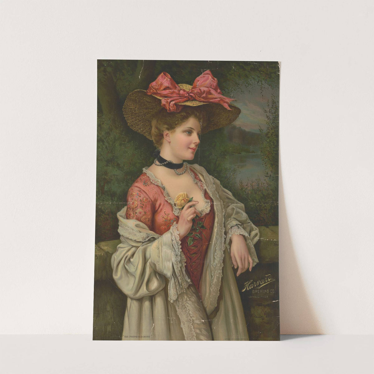 The promised rose (1910) by Sackett & Wilhelms Litho.