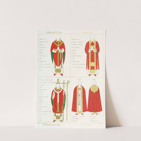 The proper Names by which the various Vestments are distinguished by Augustus Pugin