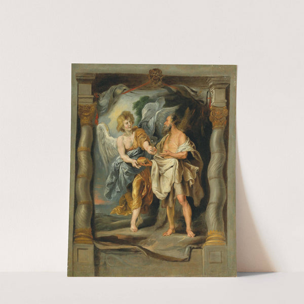 The Prophet Elijah Nourished By The Angel by Follower of Peter Paul Rubens