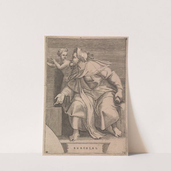 The Prophet Ezekiel by Adamo Scultori