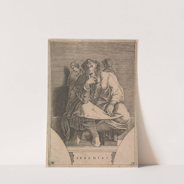The Prophet Jeremiah by Adamo Scultori