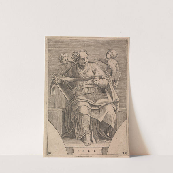 The Prophet Joel by Adamo Scultori