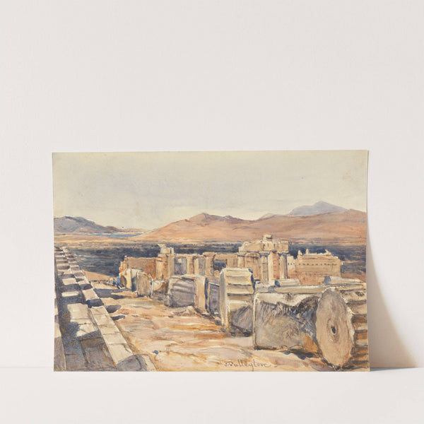 The Propylaea from the Northern Edge of the Stylobate of the Parthenon, Athens by John Fulleylove