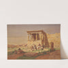 The Prostasis (portico) of the Caryatids on the Erechtheion by Carl Friedrich Heinrich Werner
