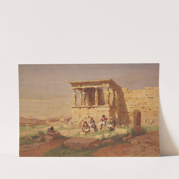 The Prostasis (portico) of the Caryatids on the Erechtheion by Carl Friedrich Heinrich Werner