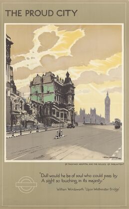 The Proud City – St. Thomas’s Hospital and the Houses of Parliament — size preview